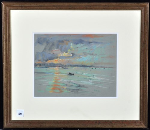 Lot 69 - Alfred Egerton Cooper - ''An Evening Seascape''...