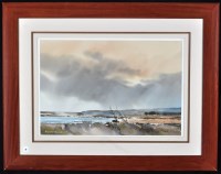 Lot 72 - Richard Rennie - coastal scene, watercolour,...