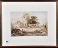 Lot 100 - James Campbell Noble - country scene with...