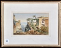 Lot 102 - Auguste Lapito - ''Italian View with buildings'...