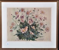 Lot 127 - Robert Hardie Condie - a flower study, signed,...
