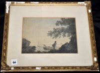Lot 154 - Attributed to William Payne - two men loading...