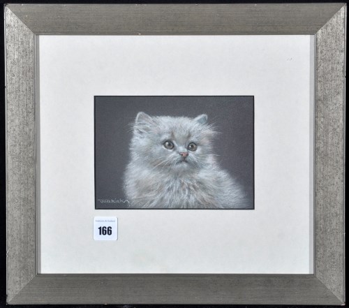 Lot 166 - Joel Kirk - a study of a kitten, signed,...