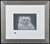 Lot 166 - Joel Kirk - a study of a kitten, signed,...