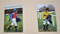 Lot 192 - Kathleen M*** Sisterson - horse racing scenes...