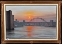 Lot 234 - Ivan Lindsay - Newcastle Quayside with the...