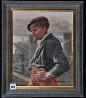 Lot 269 - Tom Manson - a North Shields fisherman, signed,...