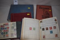 Lot 442 - Stamp albums, to include: stamps from Great...