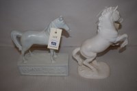 Lot 633 - A Beswick figure of a rearing horse, no. 1014,...