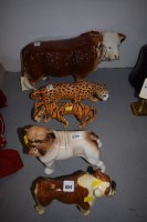 Lot 654 - Beswick, to include: a bull dog 'Basford...