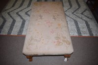 Lot 830 - A large modern rectangular footstool with...