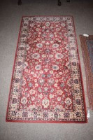 Lot 910 - A modern Persian style Hamadir rug with...