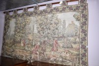 Lot 920 - A modern Regency style machine made tapestry...