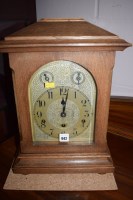 Lot 942 - A late 19th Century chiming mantel clock in...