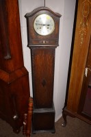 Lot 944 - An early 20th Century granddaughter clock in...