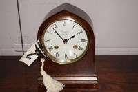 Lot 961 - Franz Hermle modern mantle clock Gothic arch...