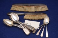 Lot 70 - Two George V silver brushes by W.G. Sothers &...