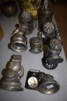Lot 237 - Vintage Carbide lamps, to include a police by...