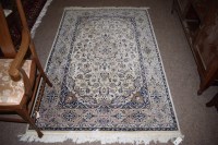 Lot 761 - A 20th Century Tabriz rug, 188 x 123cms wide.