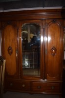 Lot 781 - An early 20th Century mahogany two door...