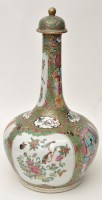 Lot 22 - Chinese Famille Rose 'Canton' bottle shaped...