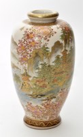 Lot 71 - Small 19th Century small Japanese Satsuma vase...