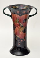 Lot 117 - Moorcroft 'Pomegranate' trumpet shaped vase,...