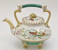 Lot 131 - Bone china 'Butterflies' kettle and cover,...
