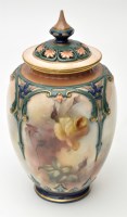 Lot 149 - Royal Worcester ''Hadley Ware'' potpourri and...