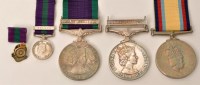 Lot 204 - Queen Elizabeth II General Service Medals...