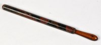 Lot 209 - An early 19th Century painted wooden truncheon,...