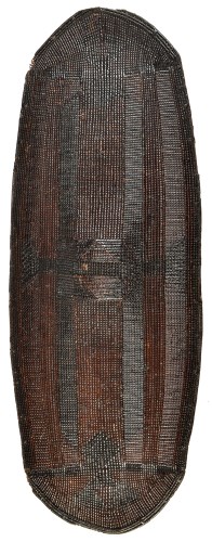 Lot 219 - A late 19th Century platted shield, Ngombe...