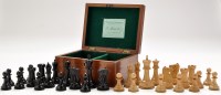 Lot 230 - A J. Jaques & Son Staunton chess Set, in ebony...