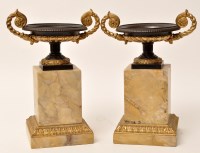 Lot 239 - A pair of early 20th Century garnitures, each...