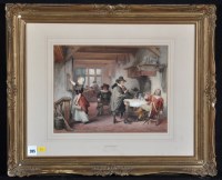 Lot 285 - Louis Haghe (1806-1885) A scene inside a busy...