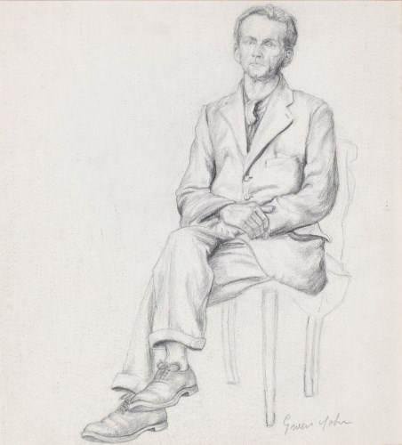 Lot 286 - Gwen Mary John (1876-1939) ''Portrait of Edwin...