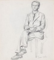 Lot 286 - Gwen Mary John (1876-1939) ''Portrait of Edwin...