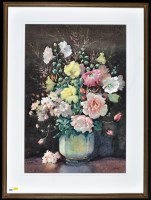 Lot 319 - James Gray, RSW (?-1947) Flowers in a vase,...