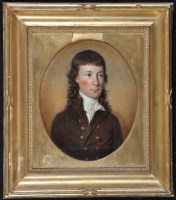 Lot 363 - 18th Century English School A bust portrait of...