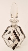 Lot 478 - An Art Deco scent bottle of lozenge form with...