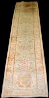 Lot 641 - A part silk Ziegler runner, with floral...