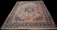 Lot 658 - A Kashan carpet, with full floral decoration,...