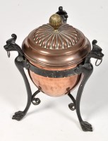 Lot 776 - An early 20th Century copper and black painted...