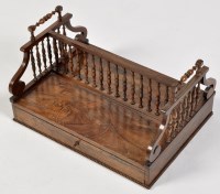 Lot 802 - A Regency rosewood book stand, with turned...