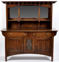 Lot 806 - An Arts & Crafts oak sideboard, possibly by...