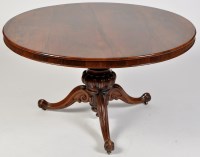 Lot 835 - An early 19th Century rosewood breakfast table,...