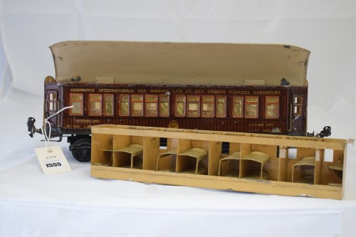 Lot 1555 - Marklin (Maerklin) 1-gauge G1 sleeper bogie...