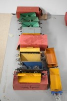 Lot 1580 - Hornby 0-gauge rolling stock, to include: four...