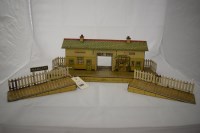 Lot 1597 - A Hornby 0-gauge No. 3 station, with Margate...