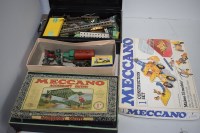 Lot 1606 - Meccano accessory outfit 1A and 2A, boxed;...